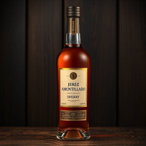 Botella de Jerez Amontillado.