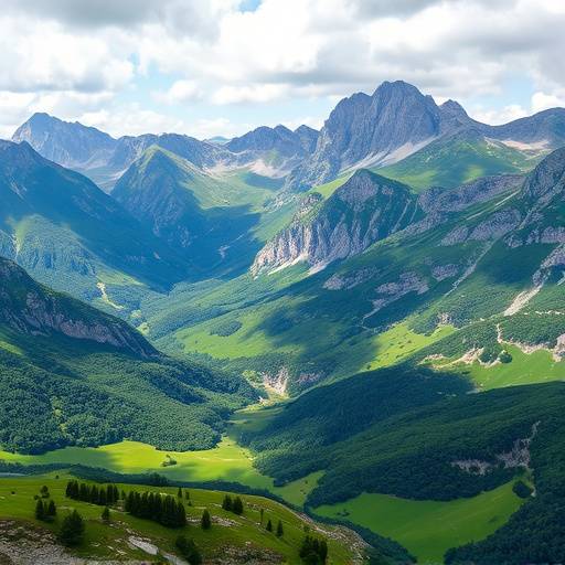 Naturaleza exuberante de los Picos de Europa